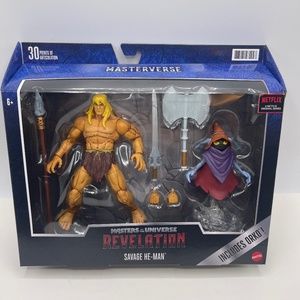 Masters of the Universe Revelation Savage He-Man Includes Orko Netflix Series